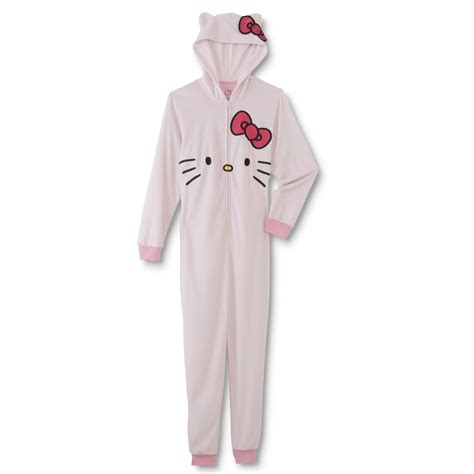 hello kitty women's sleepwear|hello kitty one piece pajamas.